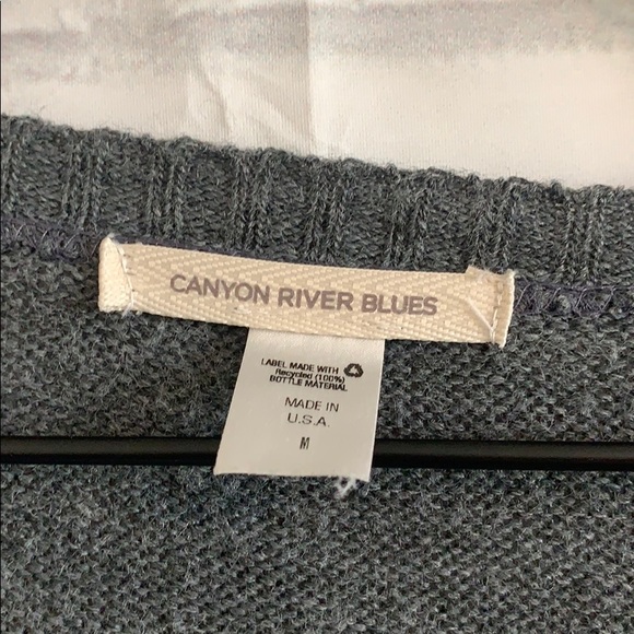 Canyon River Blue Fringe Cardigan - Picture 3 of 4